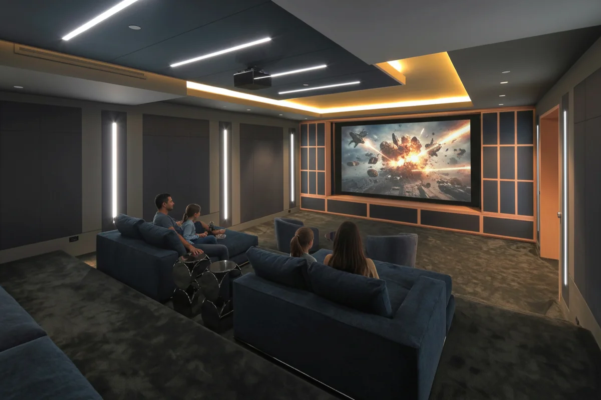 Sistema de entretenimiento en casa inteligente